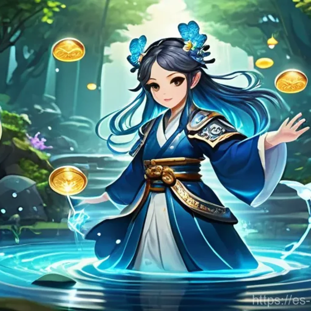 메이플스토리 메소 버는 법 - **Vibrant Arcane River Meso Farming Scene** A female MapleStory character, appearing as a Kanna,...