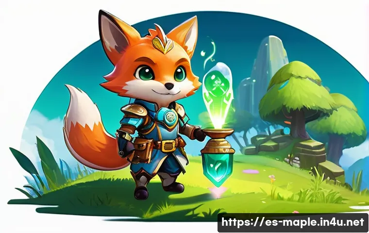 메이플스토리 펫 훈련 방법 - **Prompt:** A vibrant, colorful scene set in a fantasy online game world, reminiscent of MapleStory....